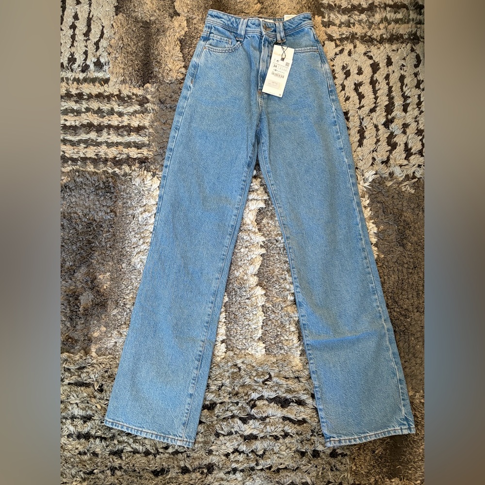 Zara Straight Full Length Jeans